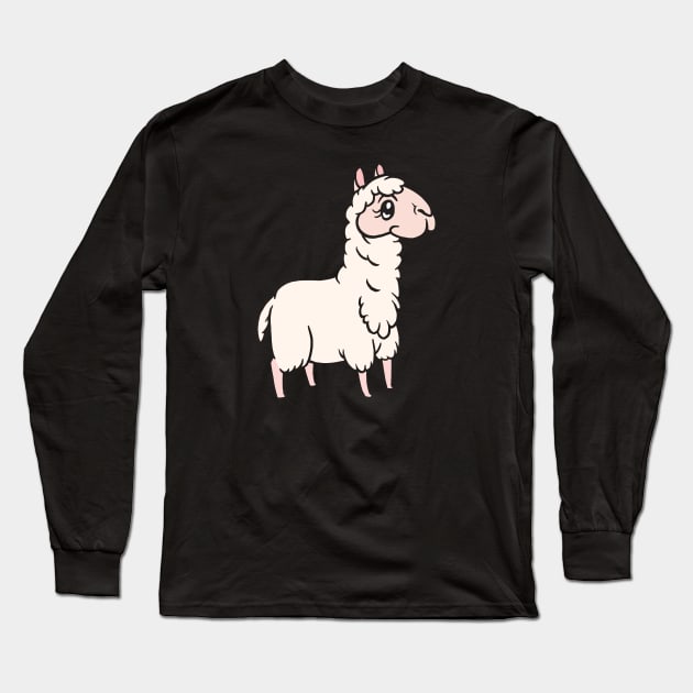 Llama Long Sleeve T-Shirt by himsucipta